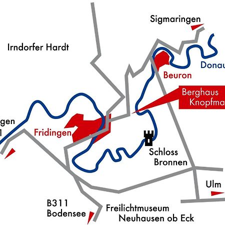Fridingen an der Donau Berghaus Knopfmacher מראה חיצוני תמונה