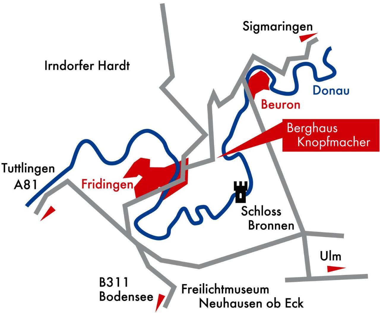 Fridingen an der Donau Berghaus Knopfmacher מראה חיצוני תמונה